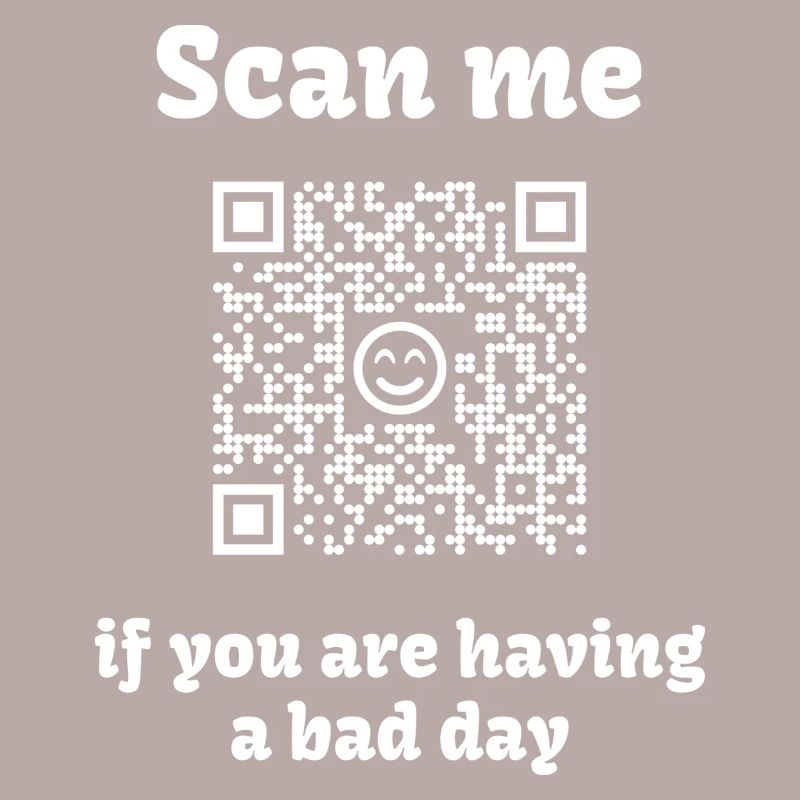 QR-Code mit liebevoller Botschaft