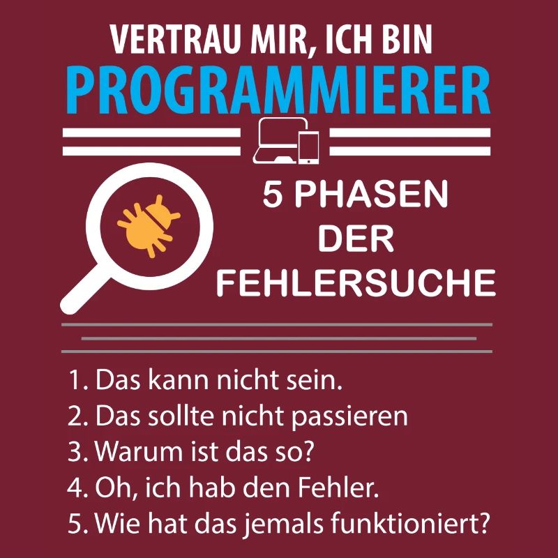 Vertrau mir ich bin Programmierer Nerd Geek