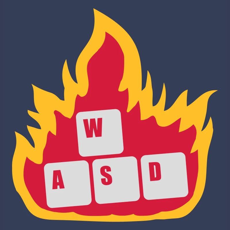 Nerd Computer WASD Clavier