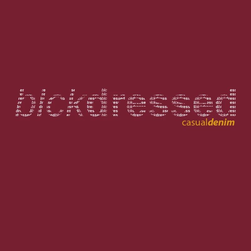 texte blckdressed dans la conception de texte