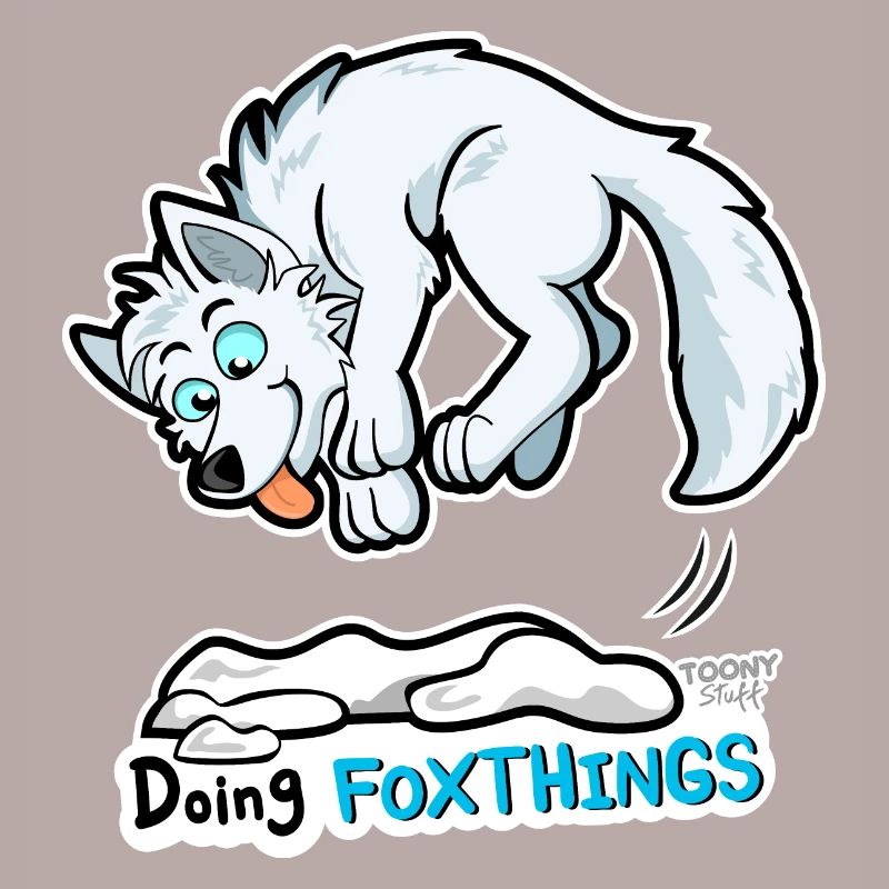 Polarfuchs Doing Foxthings