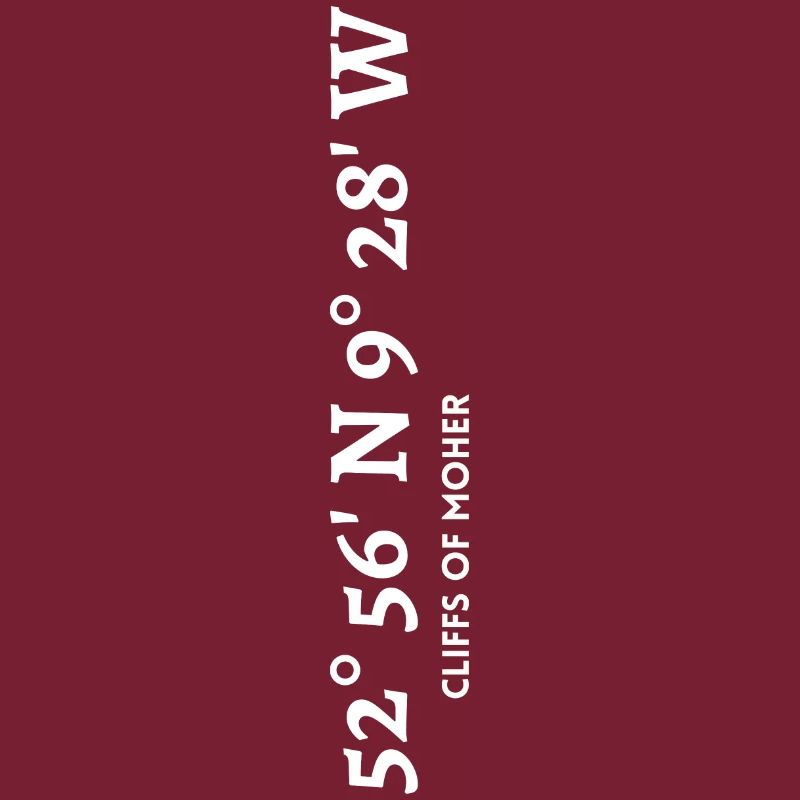 Coordinates Cliffs of Moher