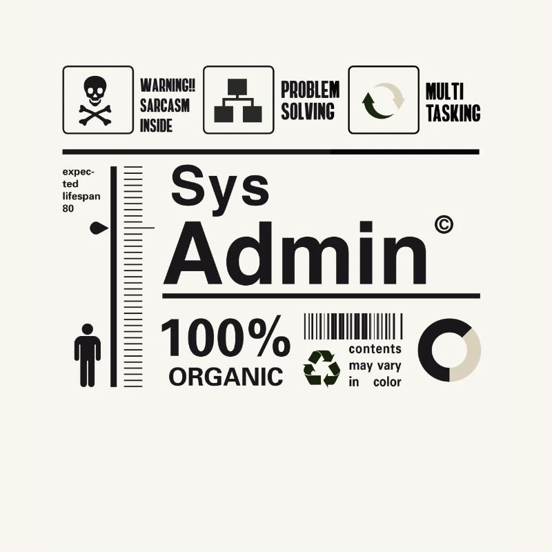 administrateur système ordinateur nerd pc kit programmeur humour lo