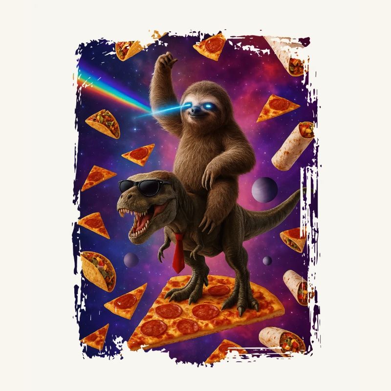 Space Explorers Dragon and Sloth