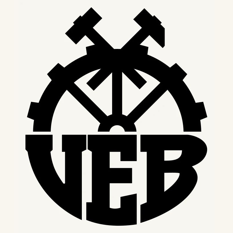 Logo VEB - Insigne de la RDA (couleur changeable)