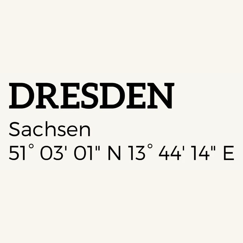 Dresden Saxony coordinates