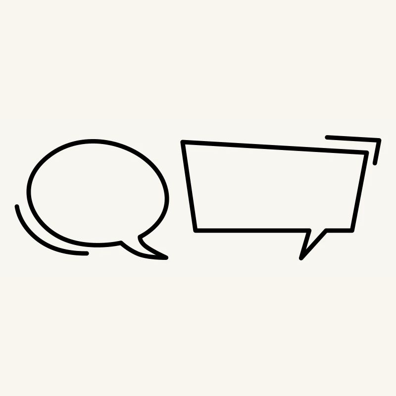 Comic speech bubbles