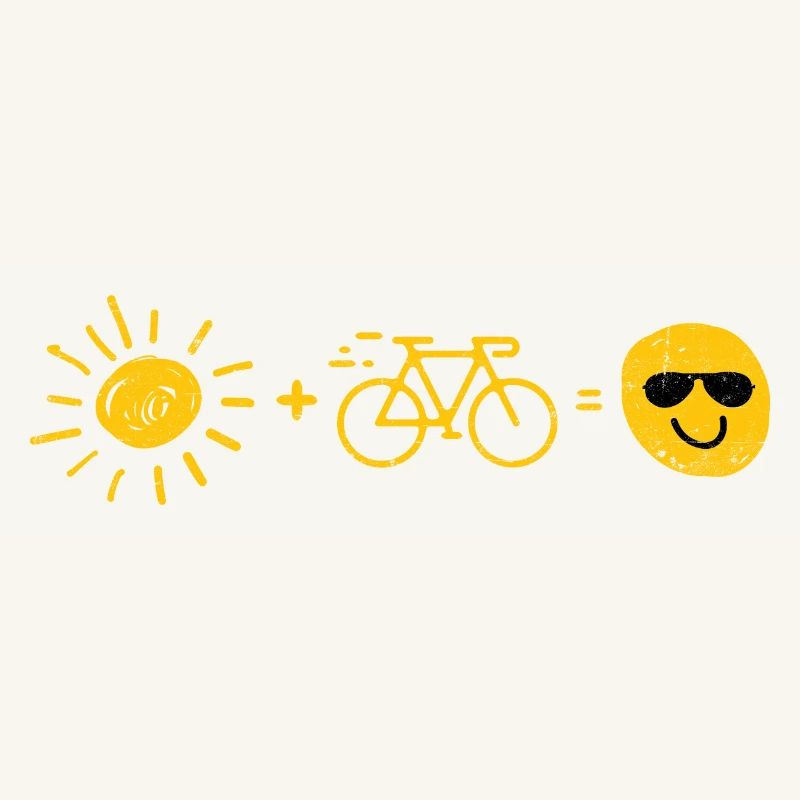 Sun and bicycle