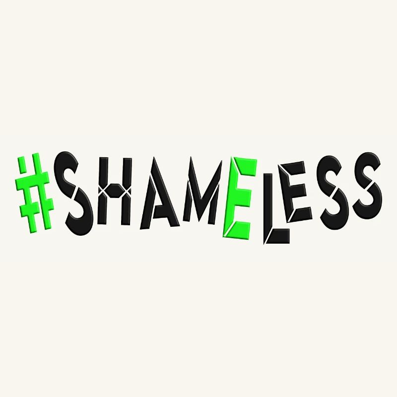 #shameless flagrant unabashed barefaced