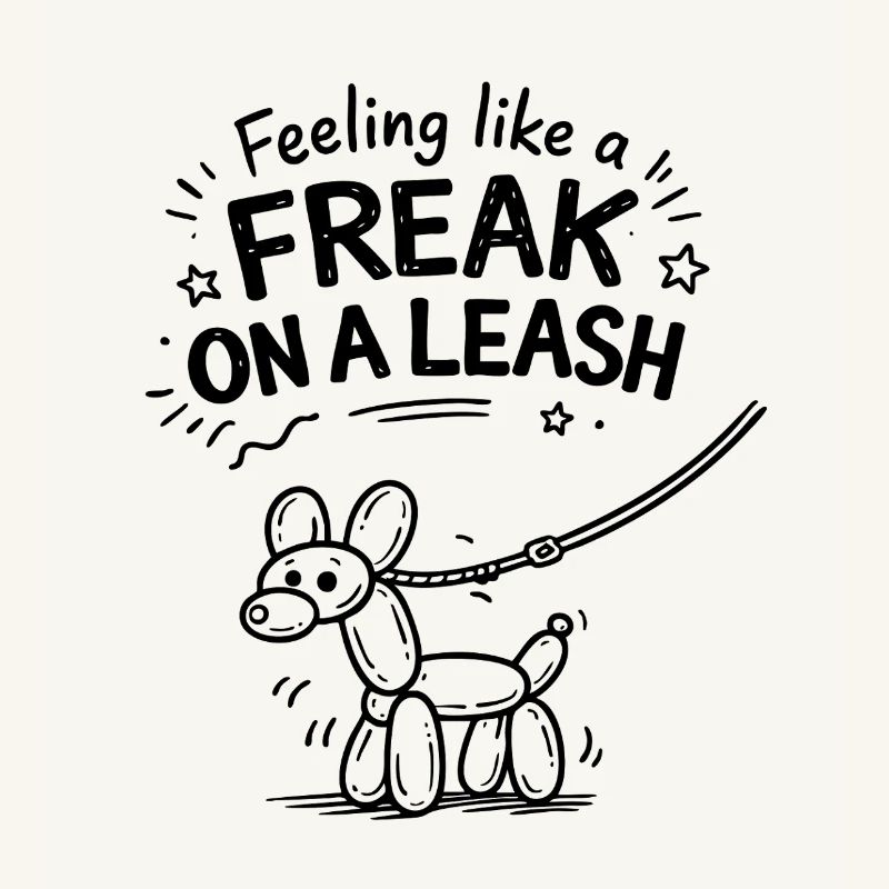 Feeling Like A Freak On A Leash Statement