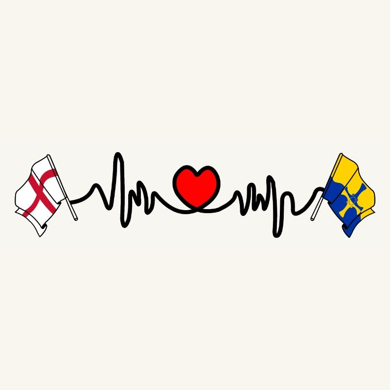 Drapeau de Durham et d’Angleterre