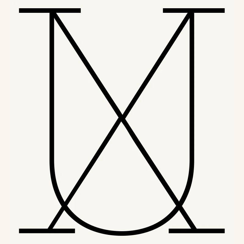 X for U Typography Sign Gift