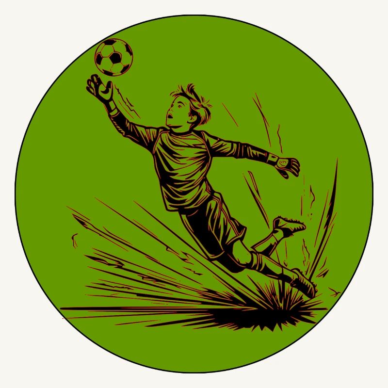 Torwart (grün-schwarz)