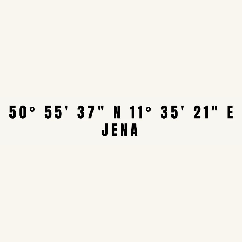 Jena, Thuringia Coordinates