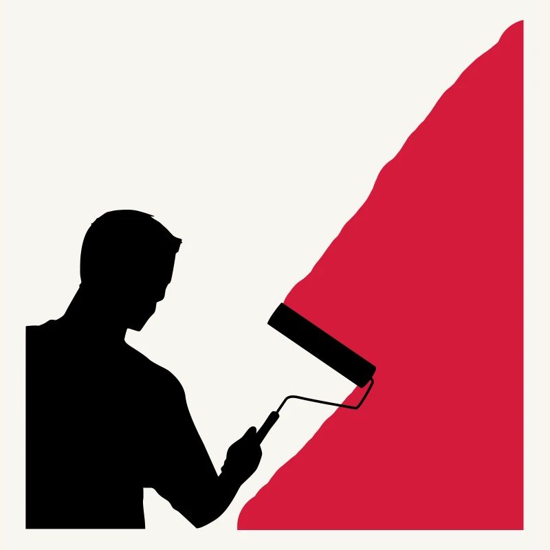 Painter and painter - vector