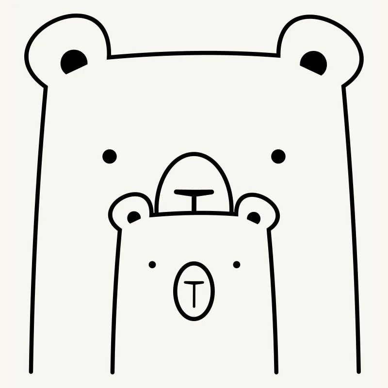 zwei Bären Bär Eisbär Braunbär I Geschenkidee