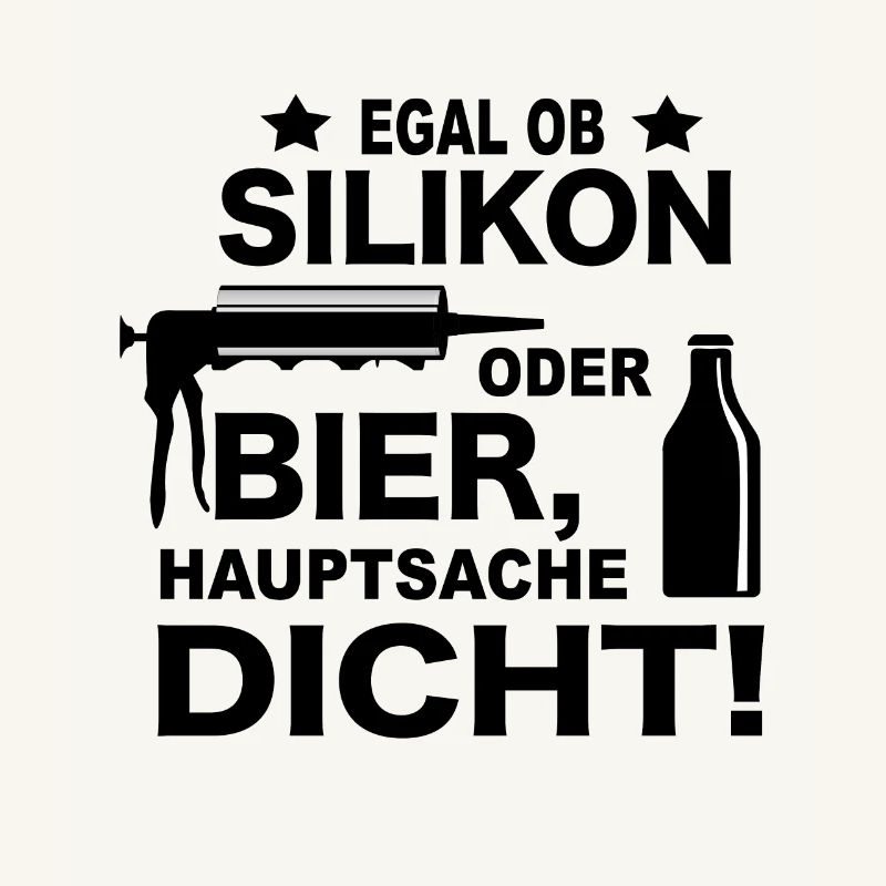 Handwerker Witze Silikon oder Bier Meme Geschenk