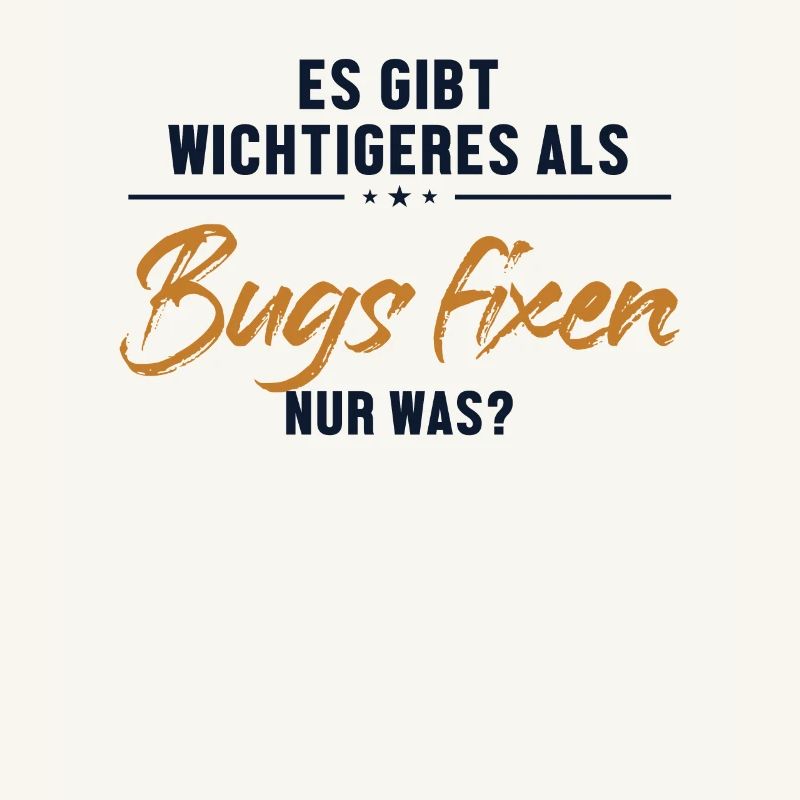 Wichtigeres als Bugs Fixen Developer Coder