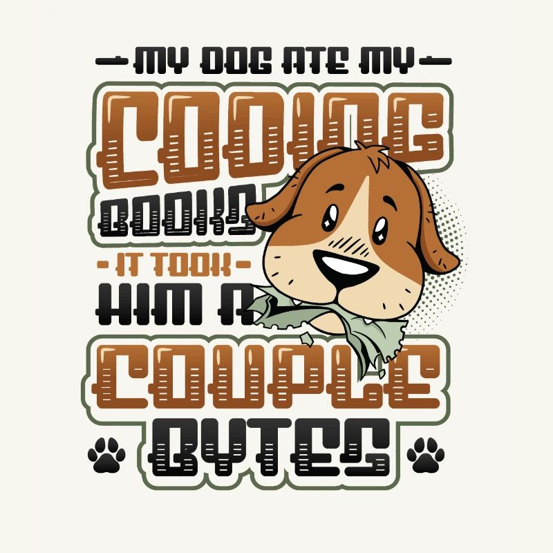 Hund Bytes Code Computer Witz Programmierung