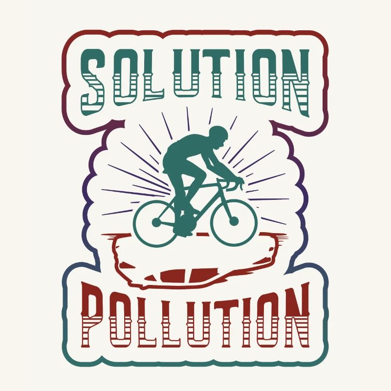 Polution Solution Environmental Protection Cycling.
