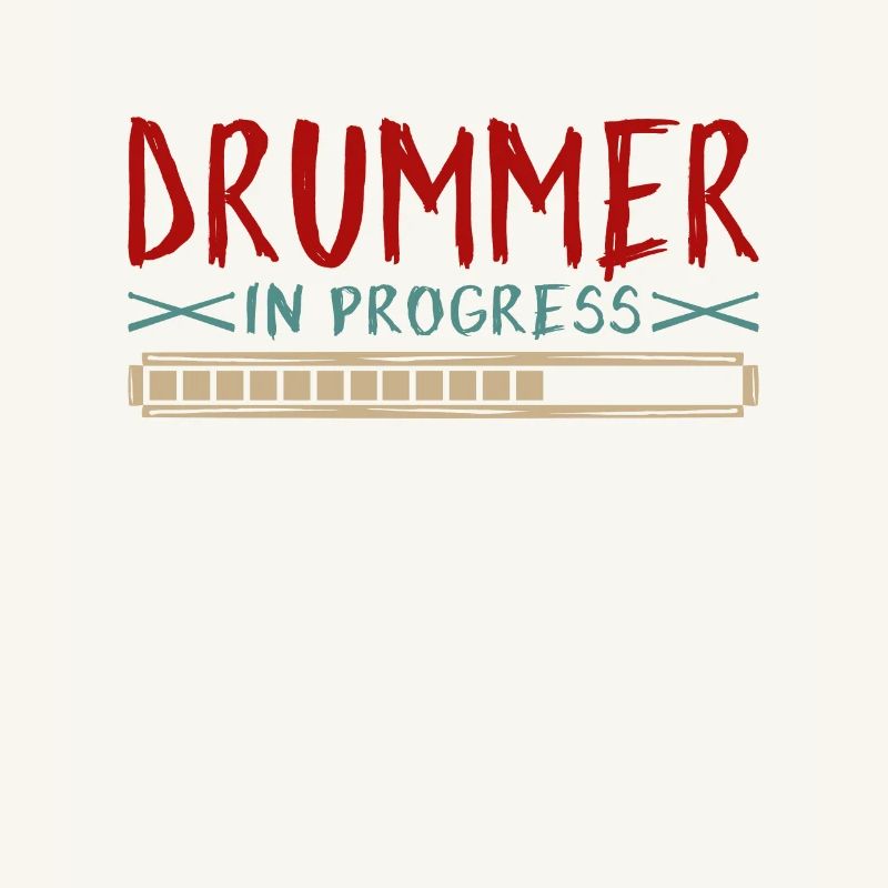 Drummer In Progress Sticks Percussion Drummer Gift