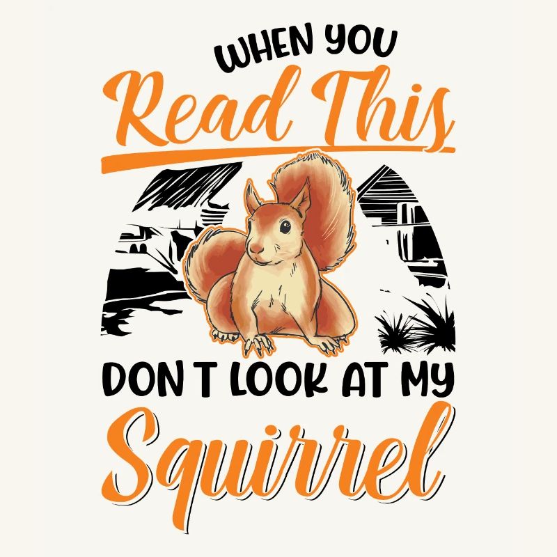 Eichhörnchen Geschenk Grauhörnchen Squirrel