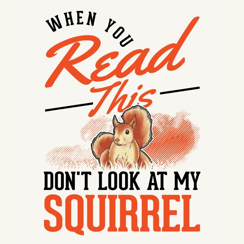 Eichhörnchen Geschenk Grauhörnchen Squirrel