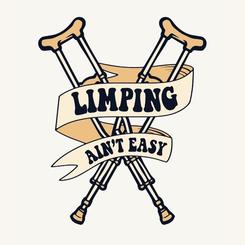 Limping Ain't Easy Broken Finger Broken Bone Bone