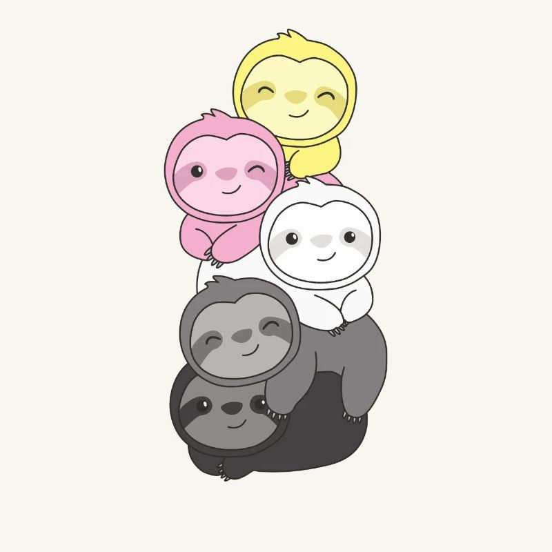 queerplatońska flaga duma LGBTQ słodki lenisz