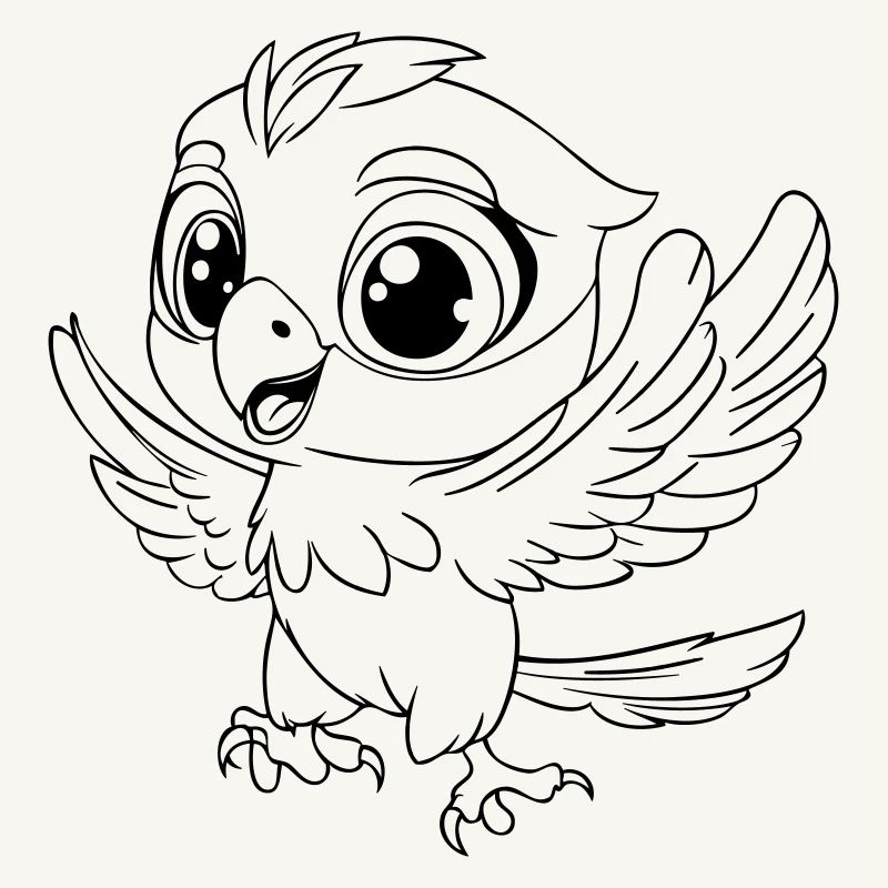 »Aria« the Eagle Child in a Dancing Pose