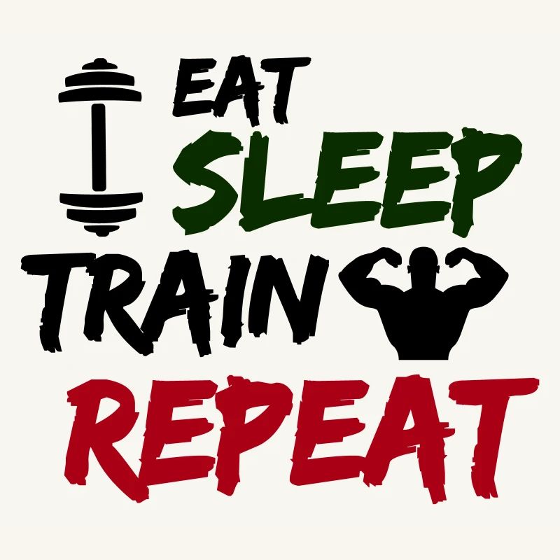 manger dormir train répéter