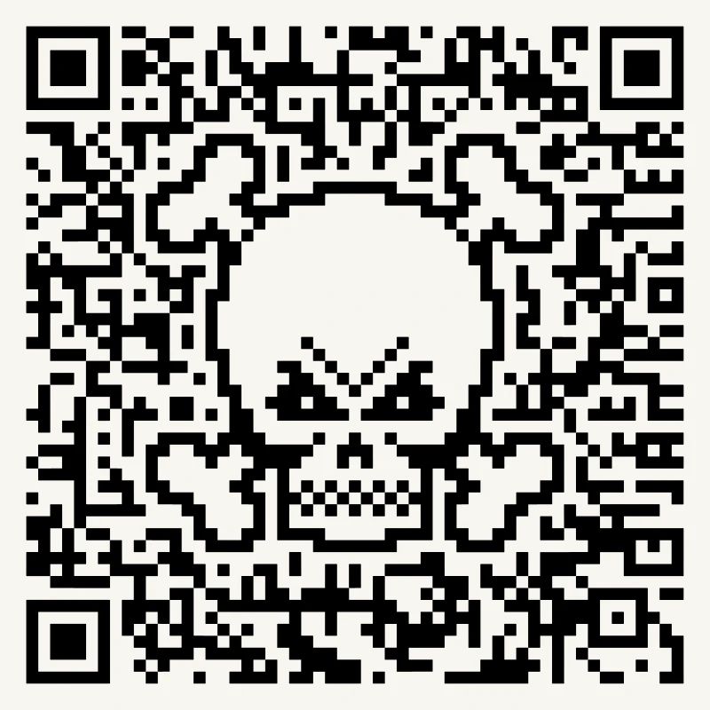 Skull / Skull (Quick Response Code / P)