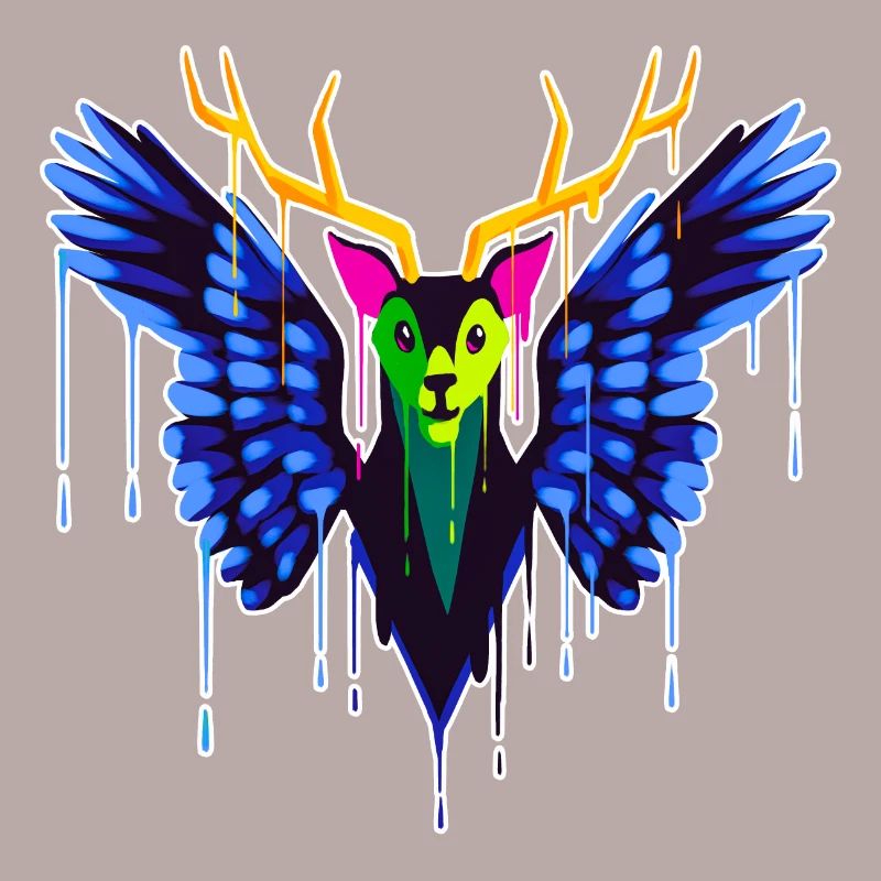 A Beautiful and Fun Peryton Bat Design