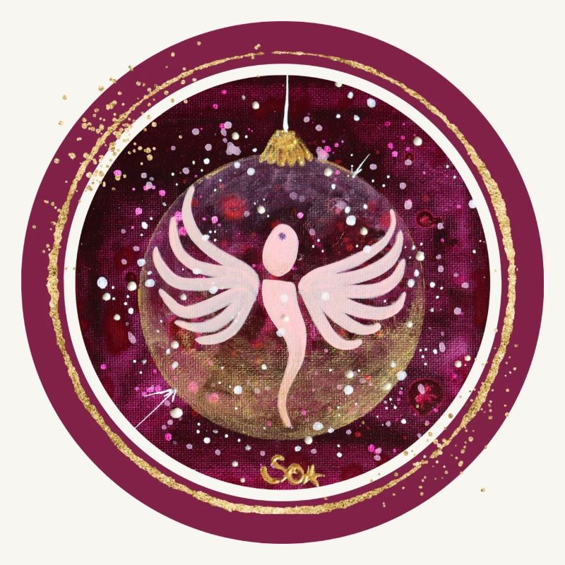 Weihnachtskugel Engel - Sonja Ariel von Staden