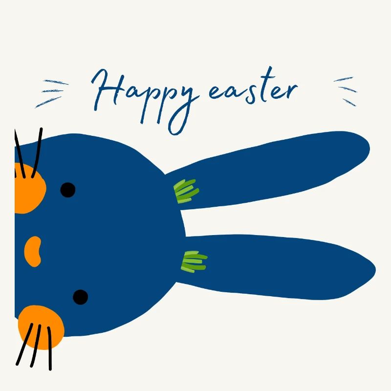 Happy Easter. Happy Easter. Easter bunny.