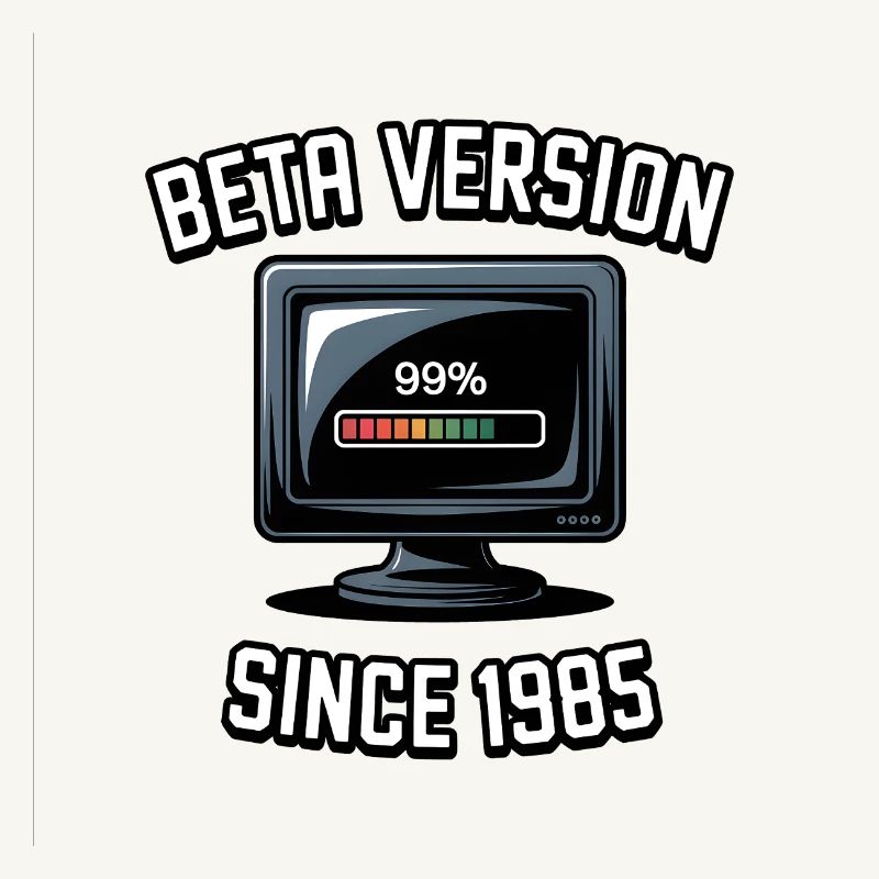 Rétro ordinateur Progrès Conception