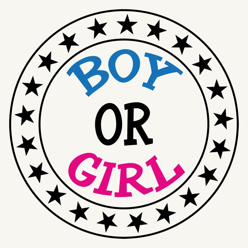 Junge oder Mädchen? Schwangerschaftsgeburt Schwanger