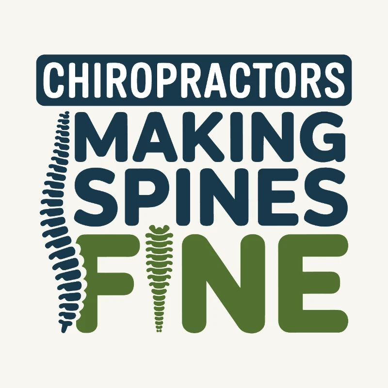 Chiropractor Making Spines Fine Professional DC 