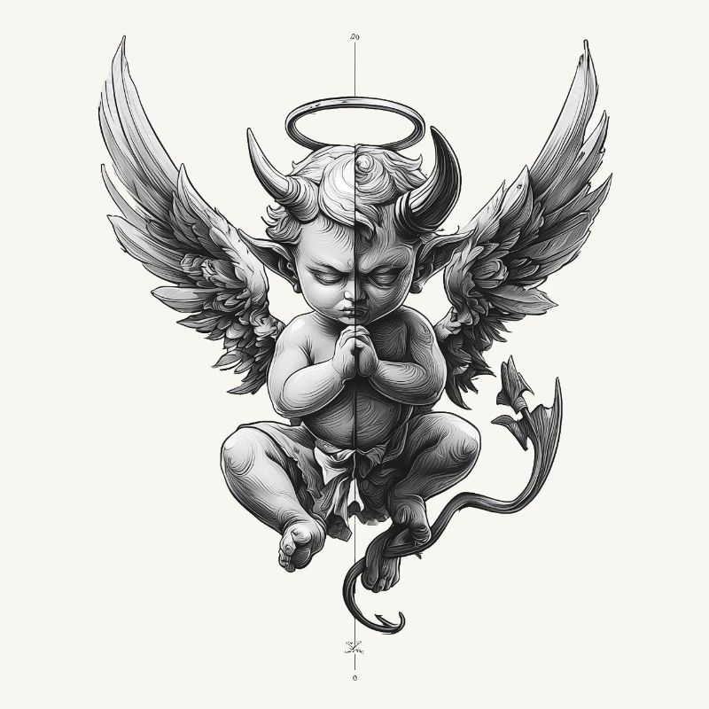 Angels and Devils: Black and White
