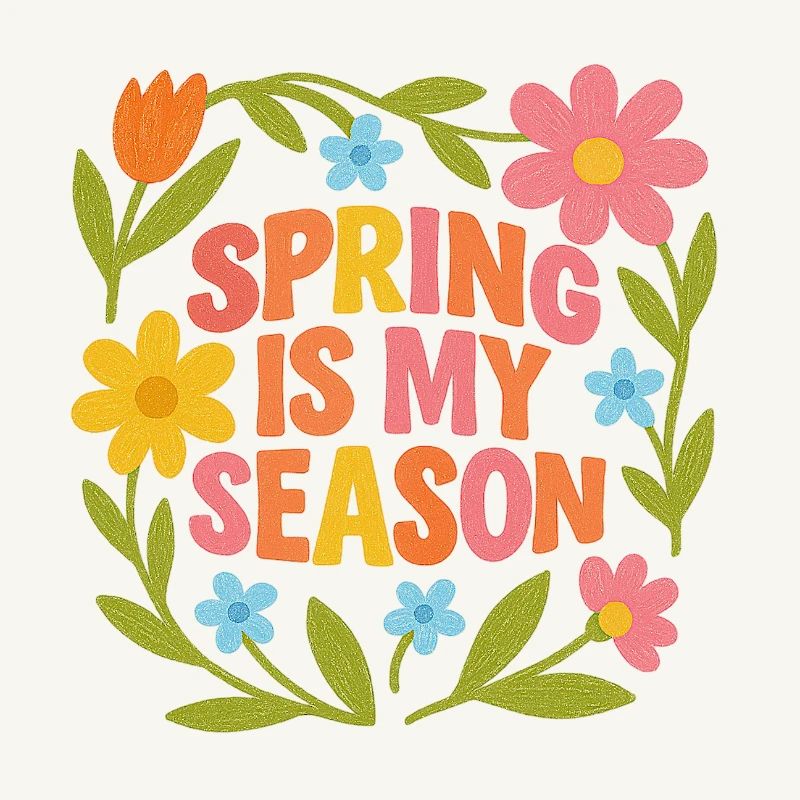 Le printemps est ma période préférée de l’année
