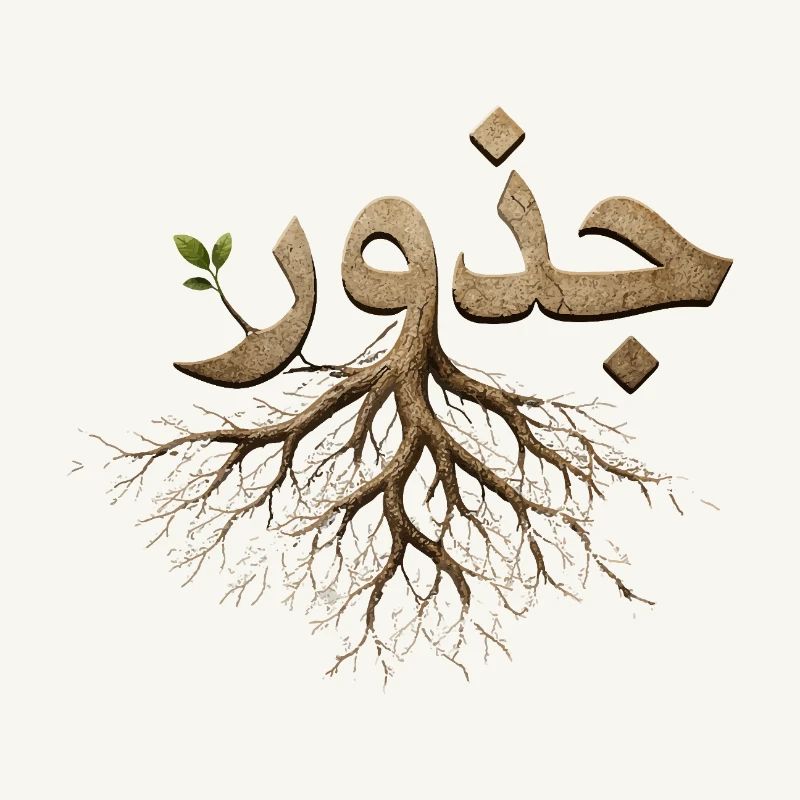 Juthur Arabic Roots - Calligraphy Tree Roots