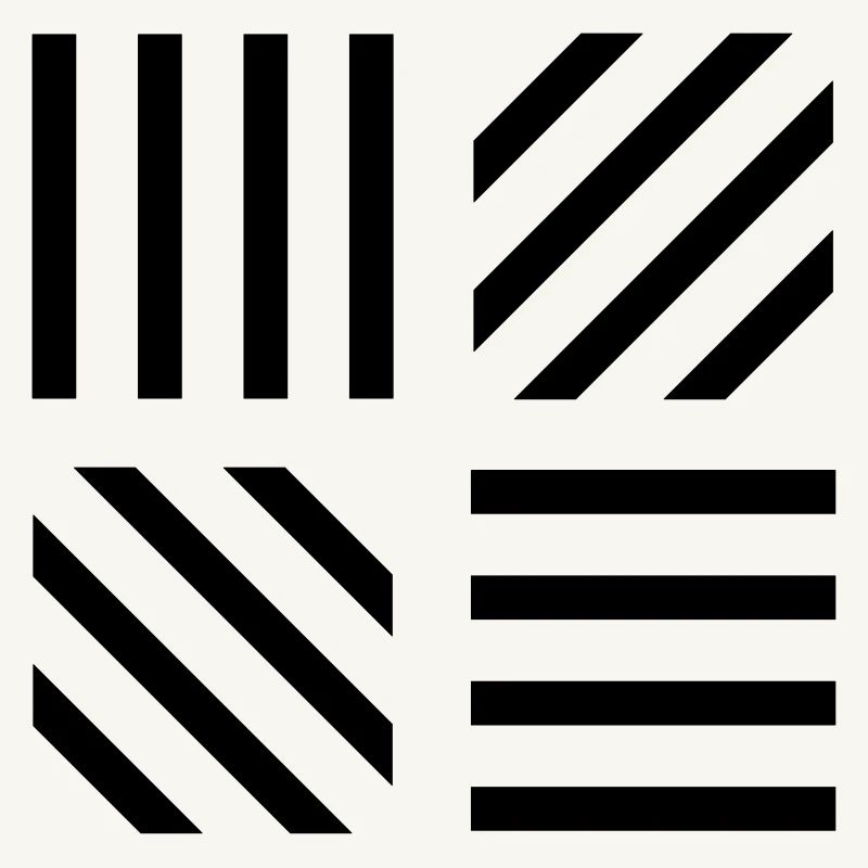 graphic stripe pattern