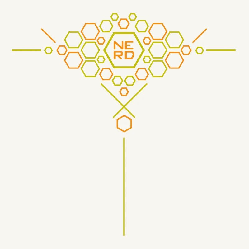 Nerd Hex Pattern Gradient