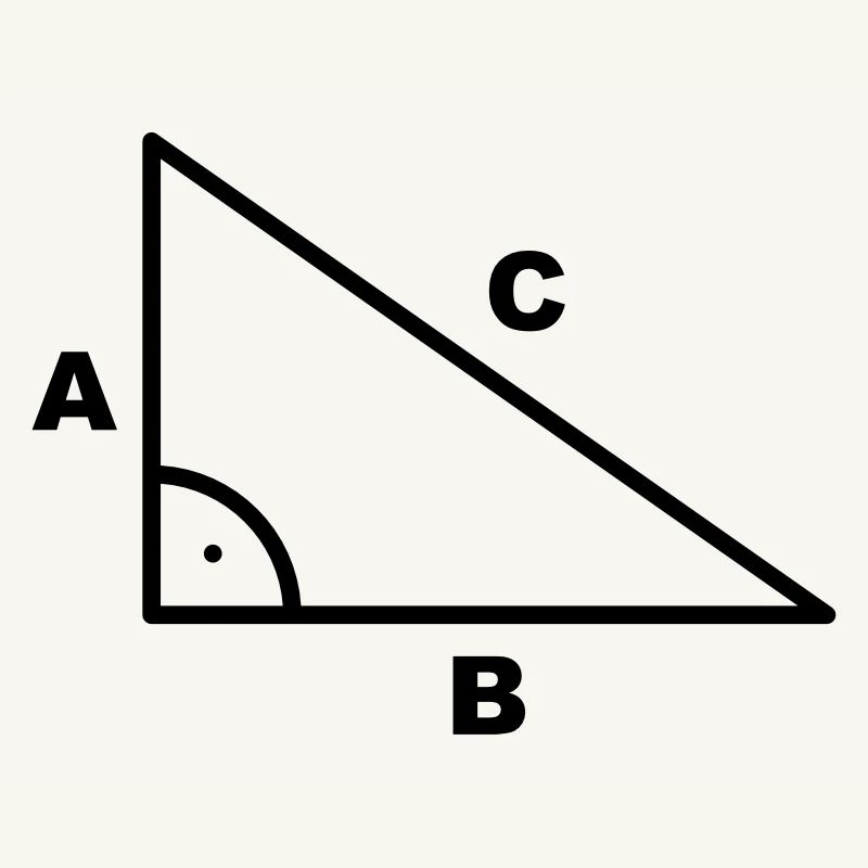 Math symbol - triangle - right angle