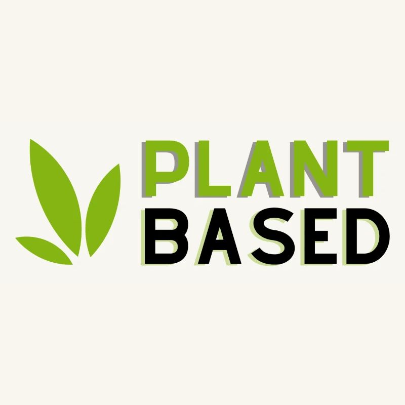 Pflanzenbasiertes Design mit Blättern