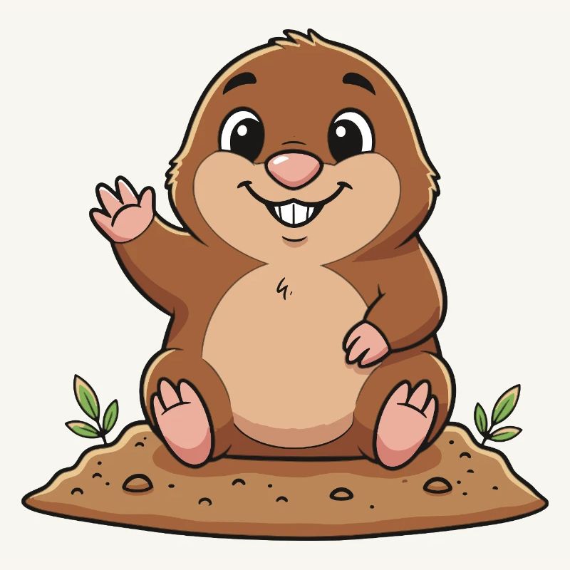 Cheerful Mole