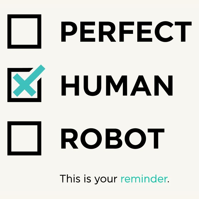 Perfect Human Robot – Minimal Checkbox Statement