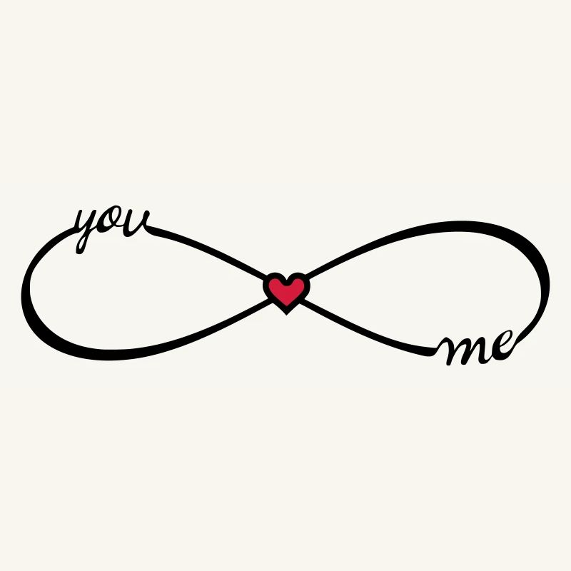 symbole de l'infini Infinity vous me & BFF