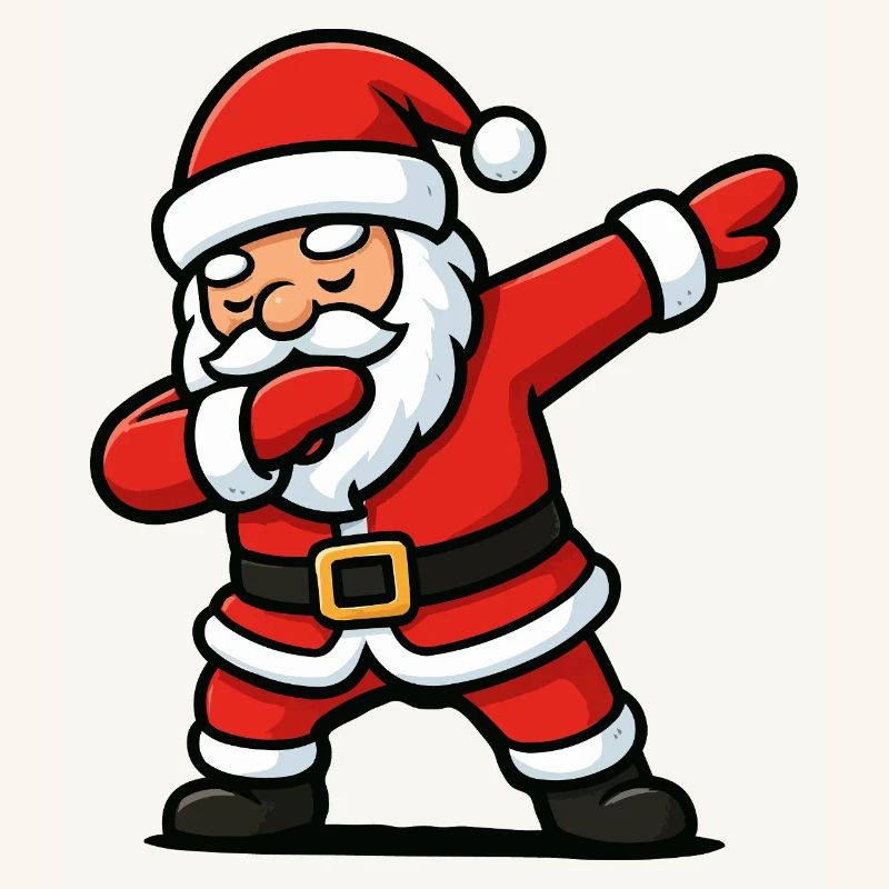 Santa Dab Dancing Comic