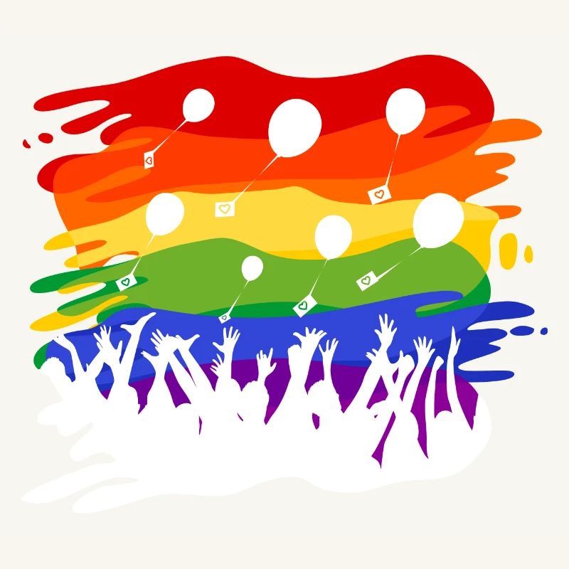 Rainbow Flash Mob